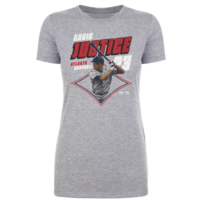 David Justice Atlanta Diamond WHT sold by 500 Level
