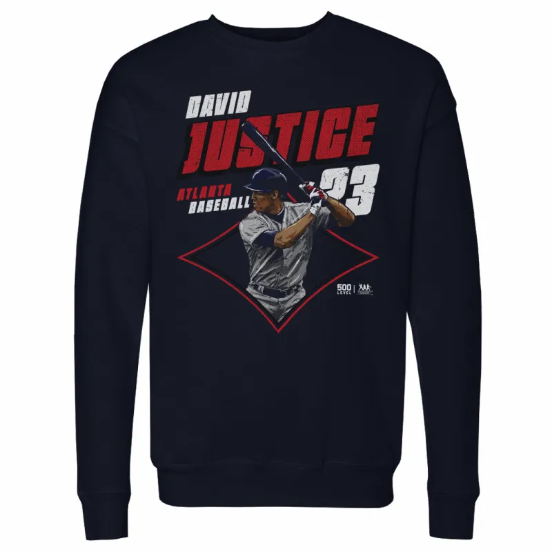 David Justice Atlanta Diamond WHT sold by 500 Level