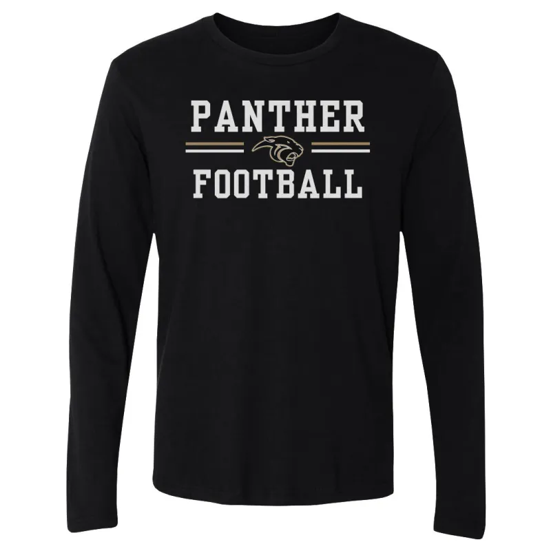 Plano East Crown Trio Panther Football Bar Lines WHT made by 500 Level