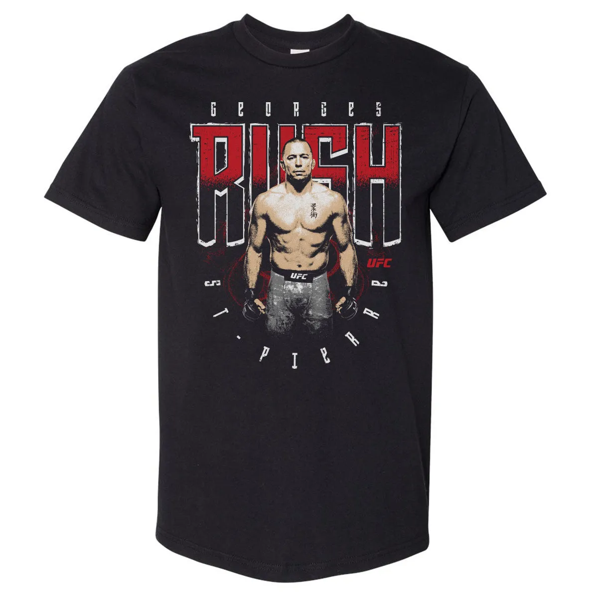 Georges St-Pierre Rush Nickname WHT sold by 500 Level