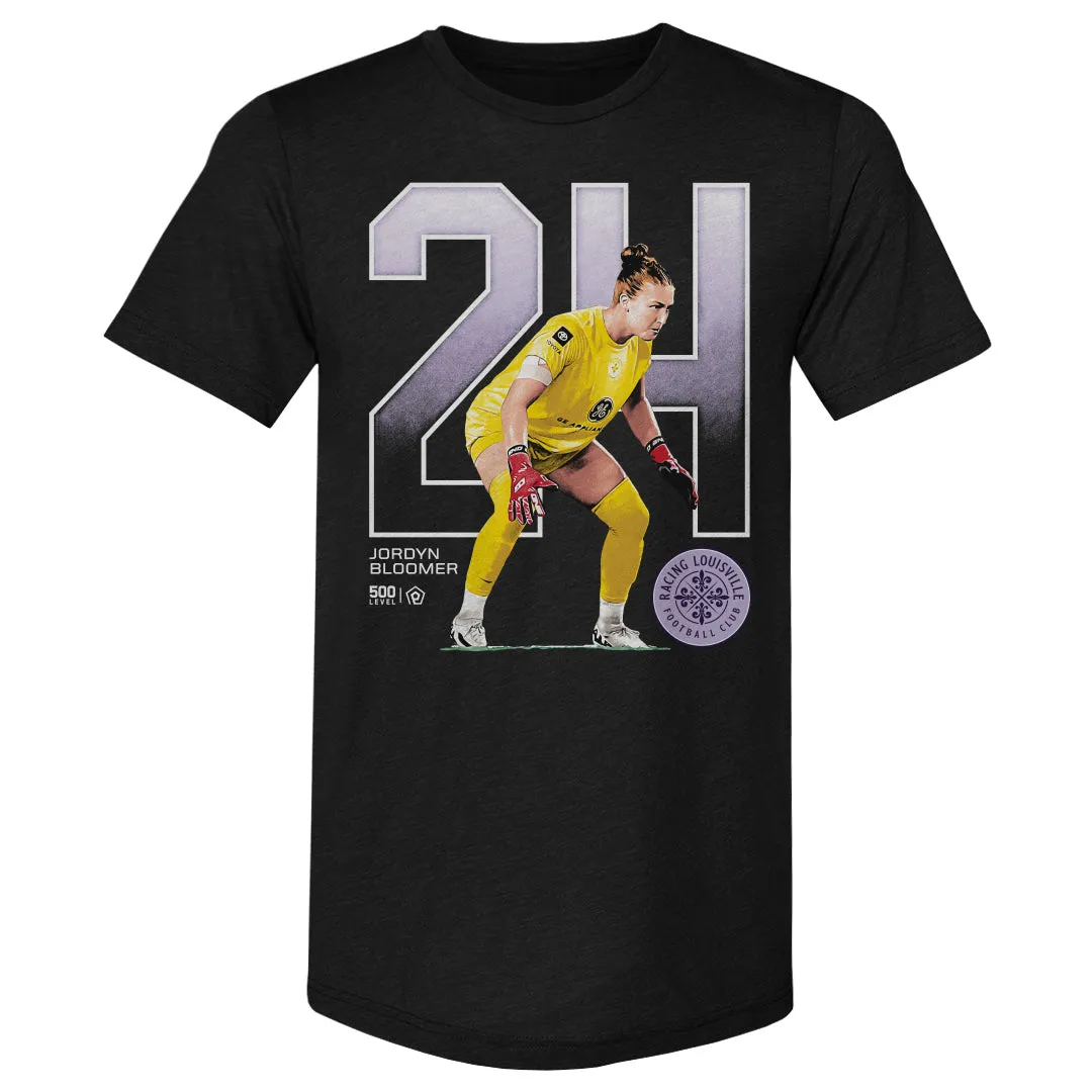 Jordyn Bloomer Racing Louisville FC Outline WHT sold by 500 Level