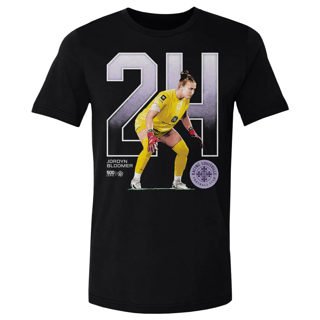 Jordyn Bloomer Racing Louisville FC Outline WHT sold by 500 Level