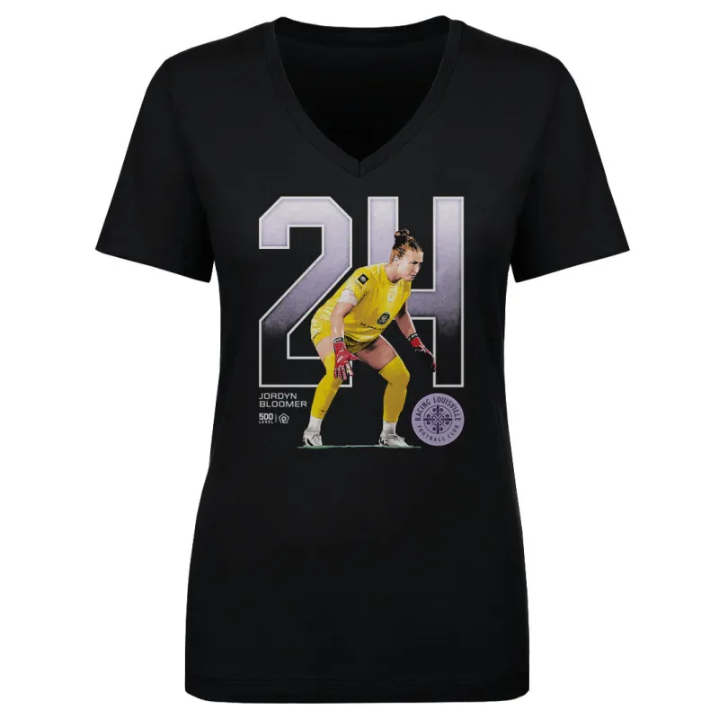 Jordyn Bloomer Racing Louisville FC Outline WHT sold by 500 Level
