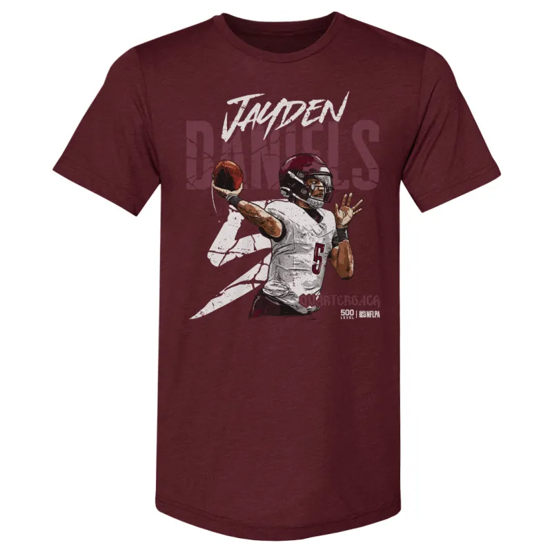 Jayden Daniels Washington Player Name WHT sold by 500 Level