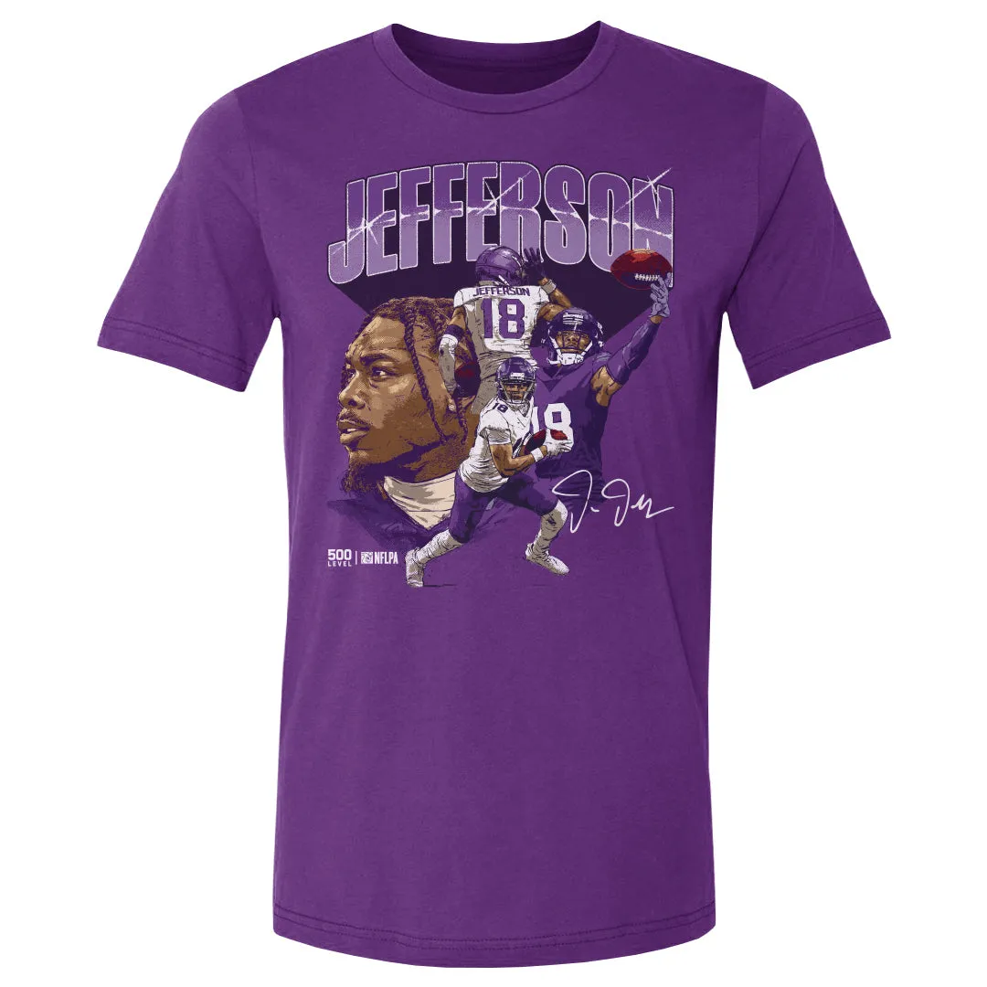 Justin Jefferson Minnesota Collage WHT sold by 500 Level product image thumbnail 3