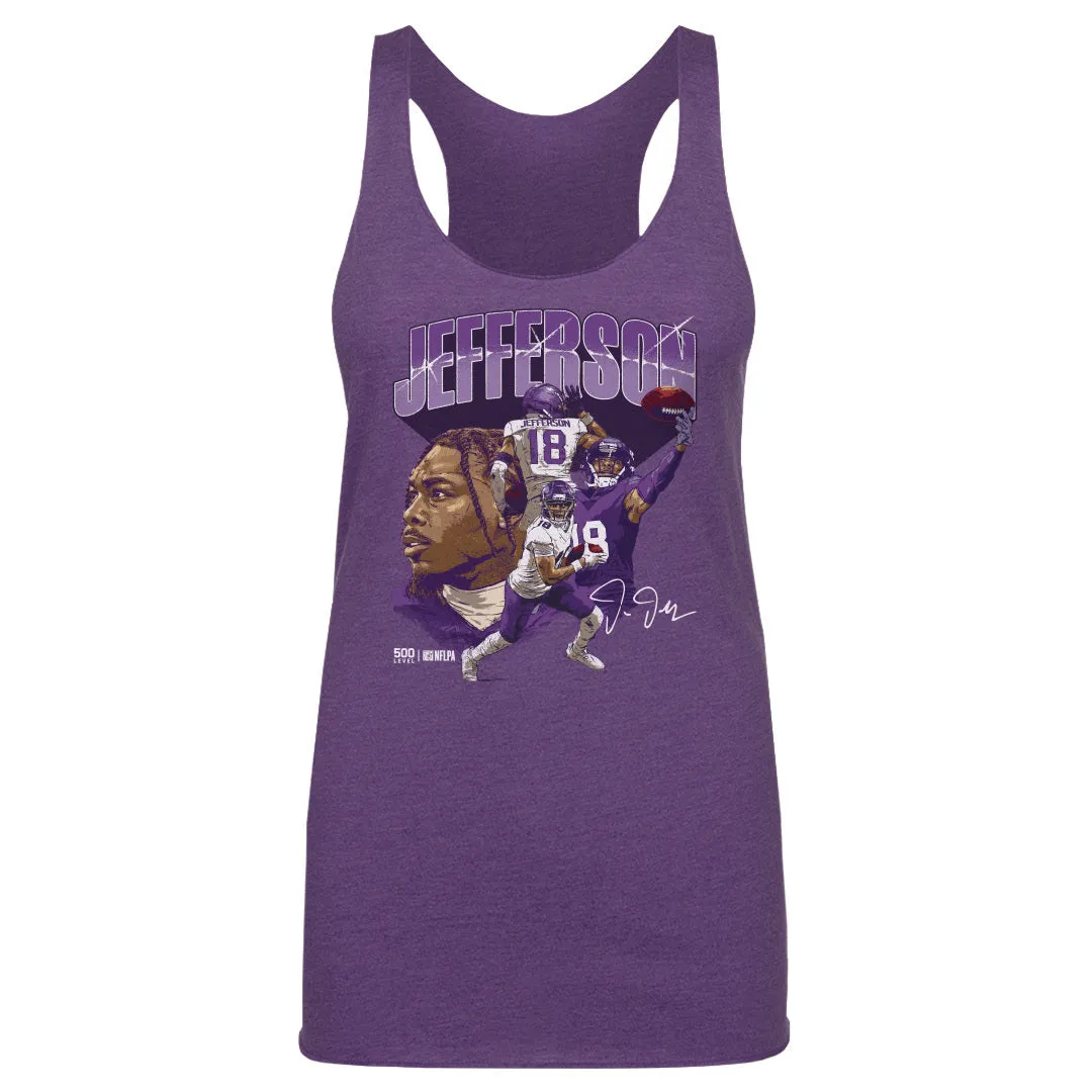 Justin Jefferson Minnesota Collage WHT sold by 500 Level product image thumbnail 2