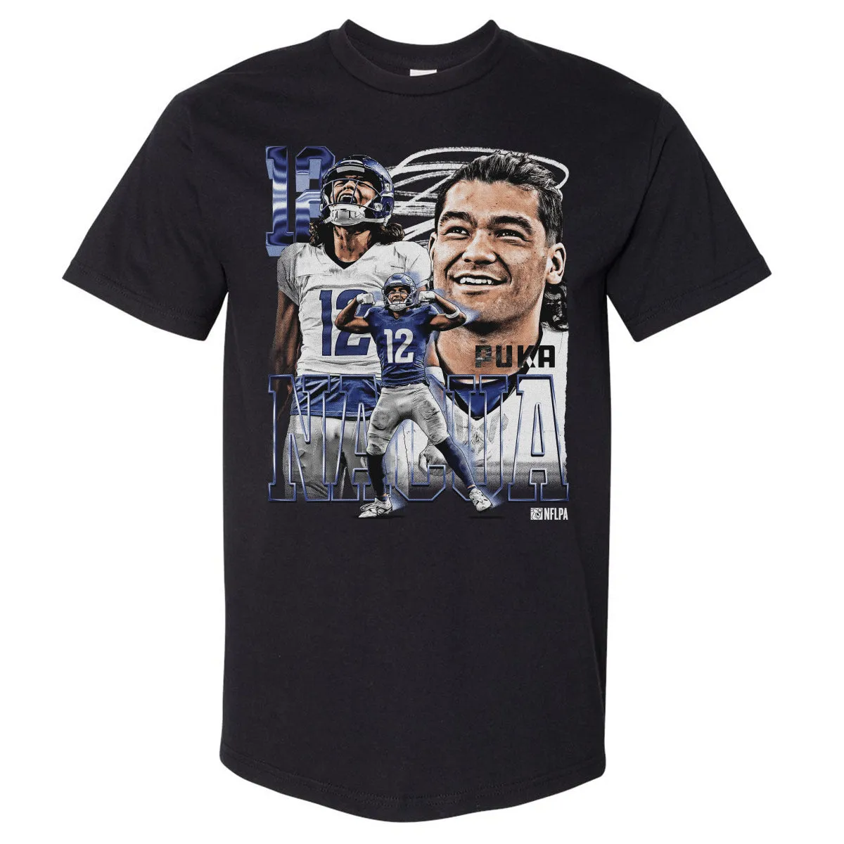 Puka Nacua Los Angeles R Vintage WHT sold by 500 Level