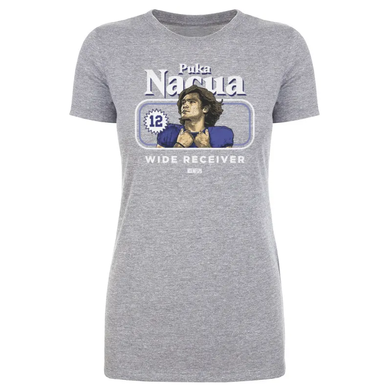 Puka Nacua Los Angeles R Cover WHT sold by 500 Level