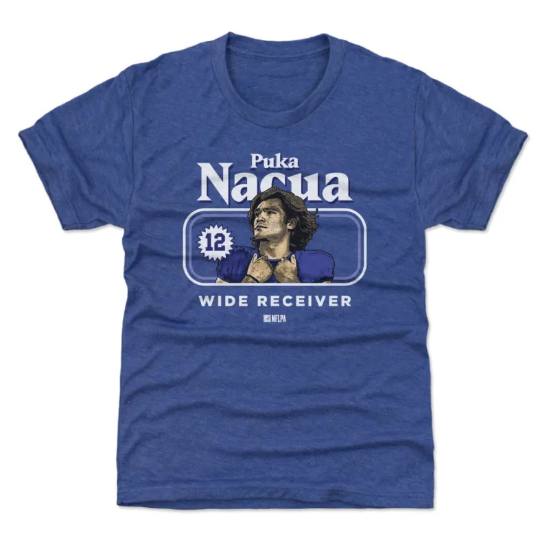 Puka Nacua Los Angeles R Cover WHT sold by 500 Level