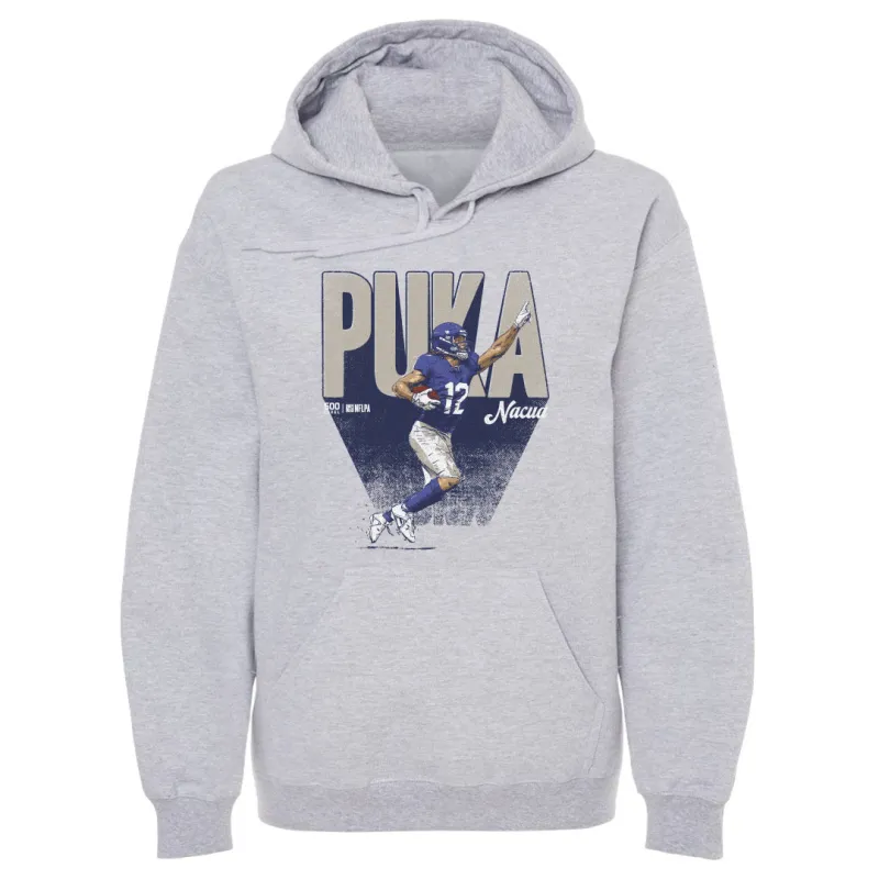 Puka Nacua Los Angeles R Bold WHT sold by 500 Level