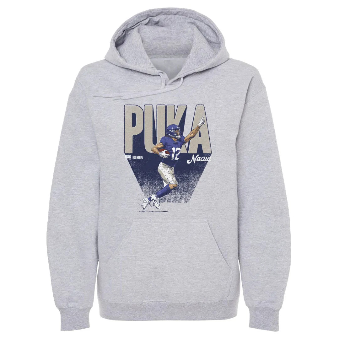 Puka Nacua Los Angeles R Bold WHT sold by 500 Level