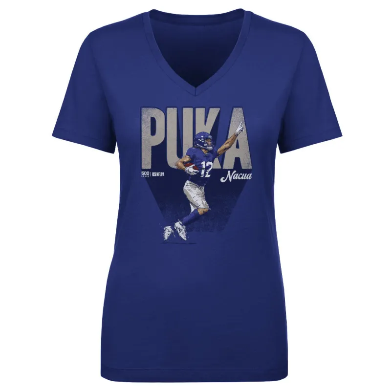 Puka Nacua Los Angeles R Bold WHT sold by 500 Level