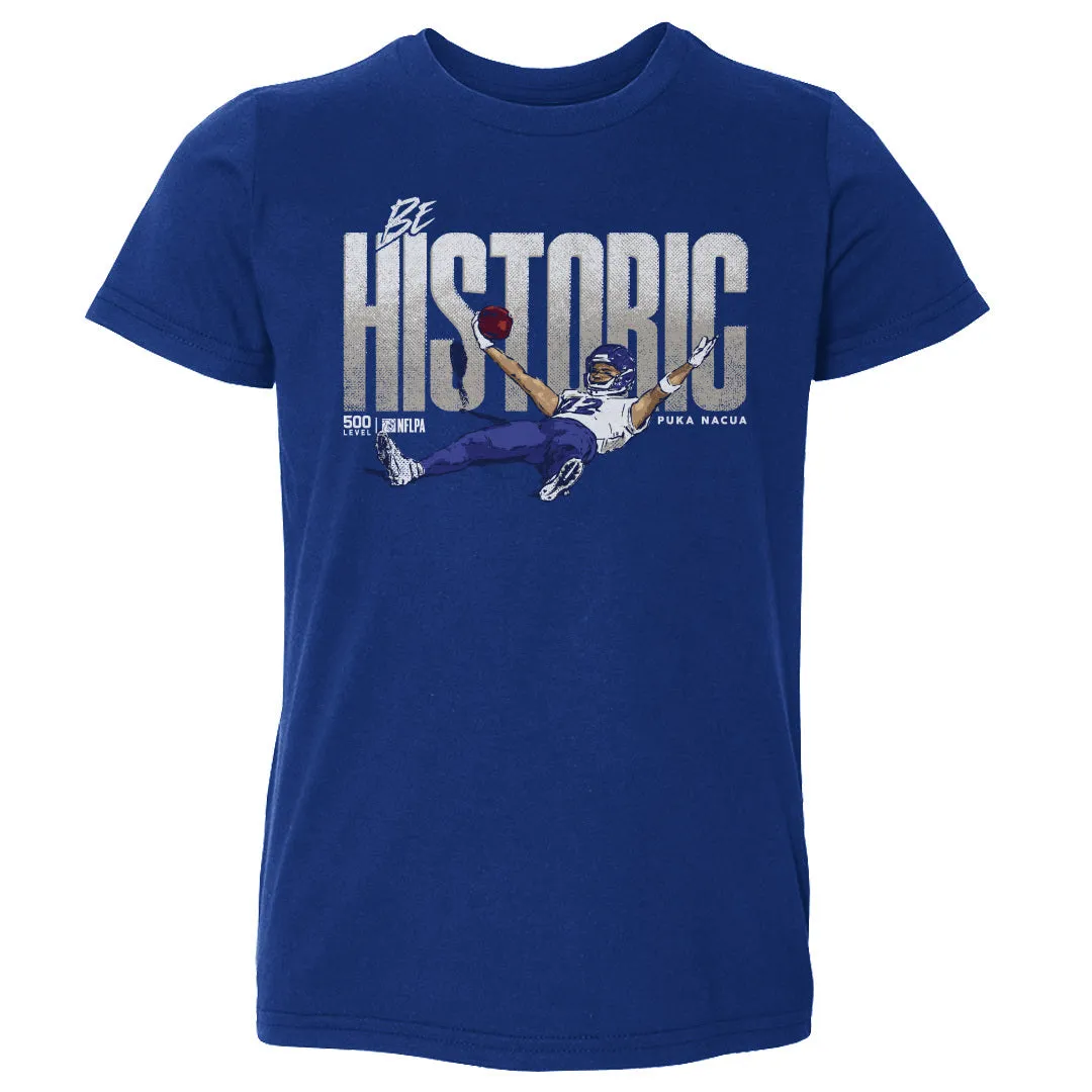 Puka Nacua Los Angeles R Be Historic WHT sold by 500 Level