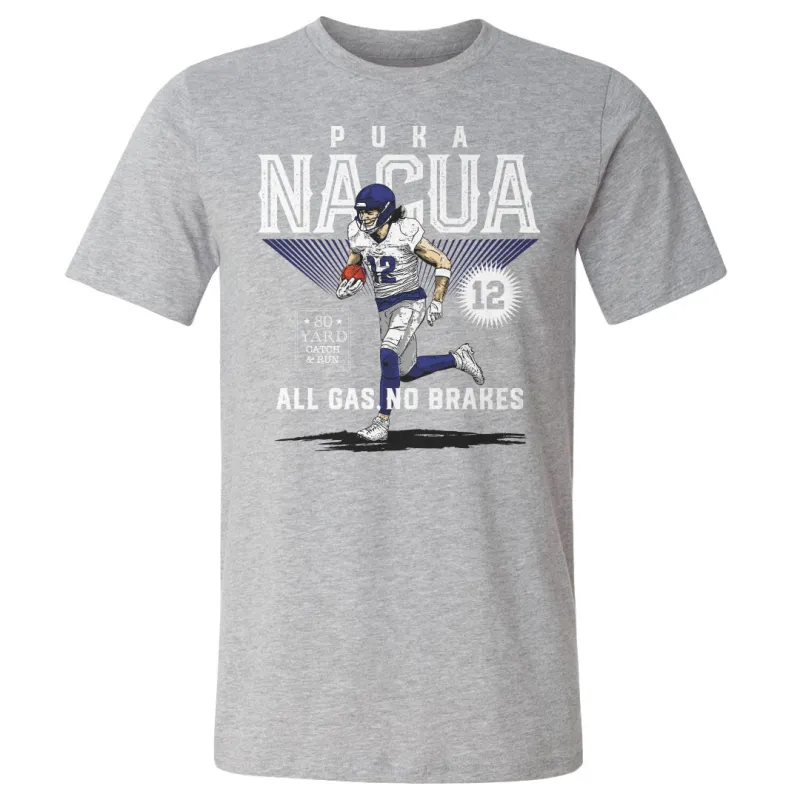 Puka Nacua Los Angeles R All Gas No Brakes WHT sold by 500 Level