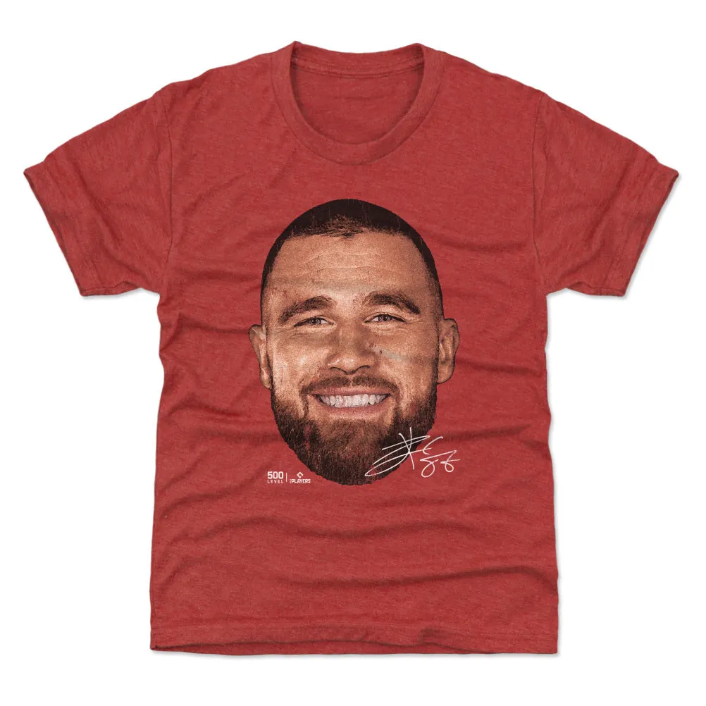 Travis Kelce Kansas City Vintage Head WHT sold by 500 Level product image thumbnail 2
