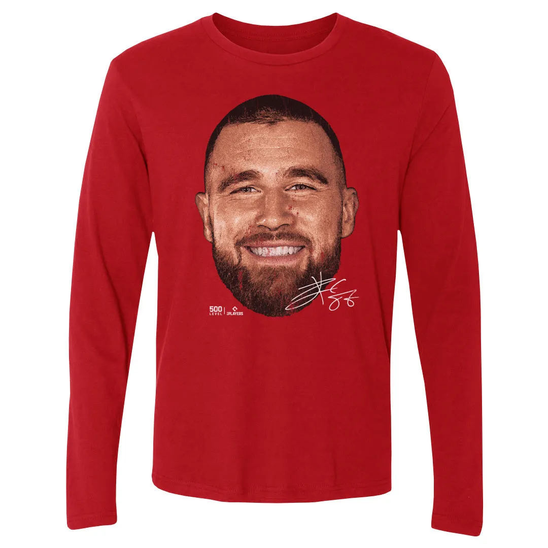 Travis Kelce Kansas City Vintage Head WHT sold by 500 Level