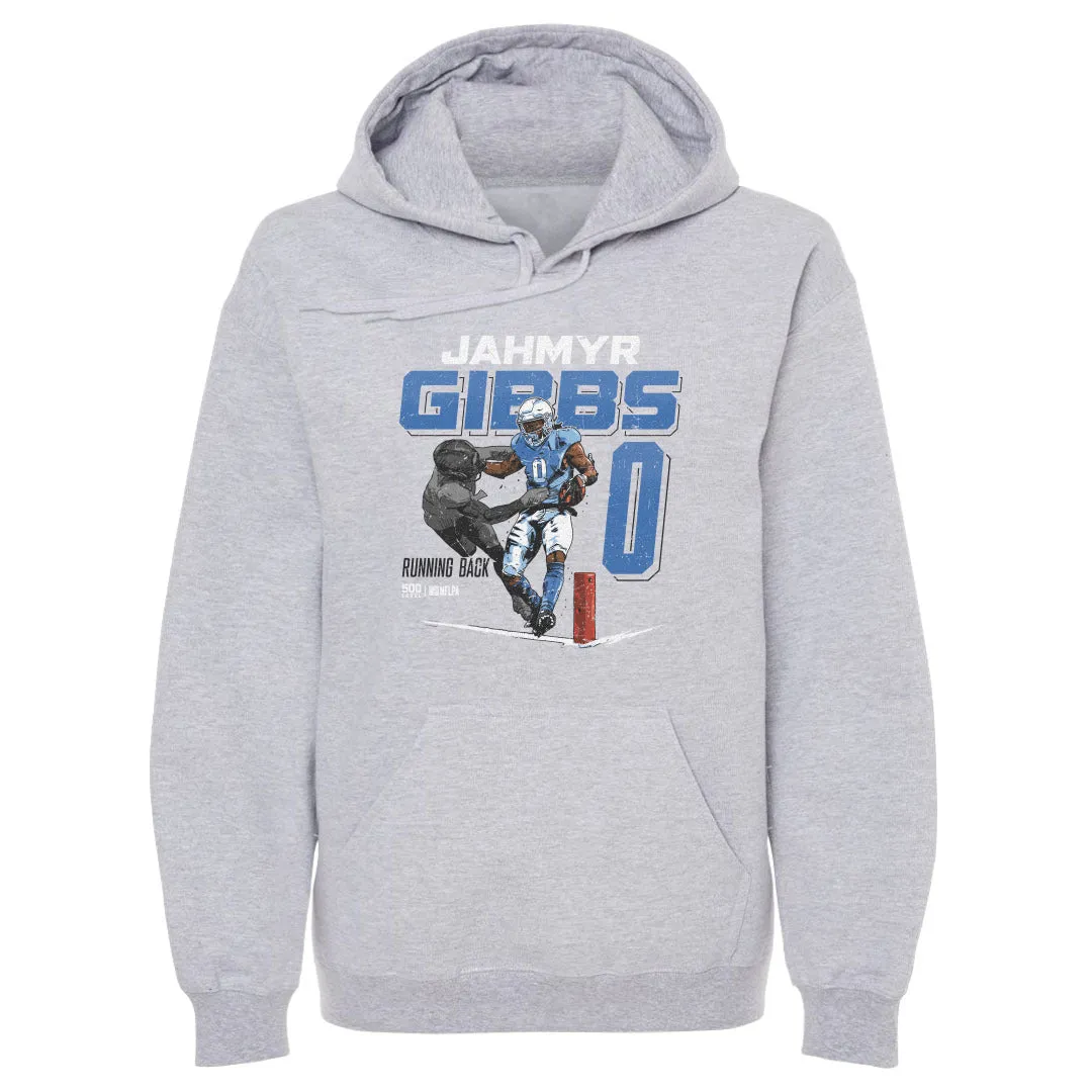 Jahmyr Gibbs Detroit Stiff Arm WHT sold by 500 Level