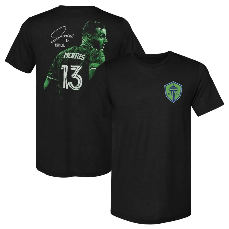 Jordan Morris Seattle Sounders Bitmap F&B WHT sold by 500 Level