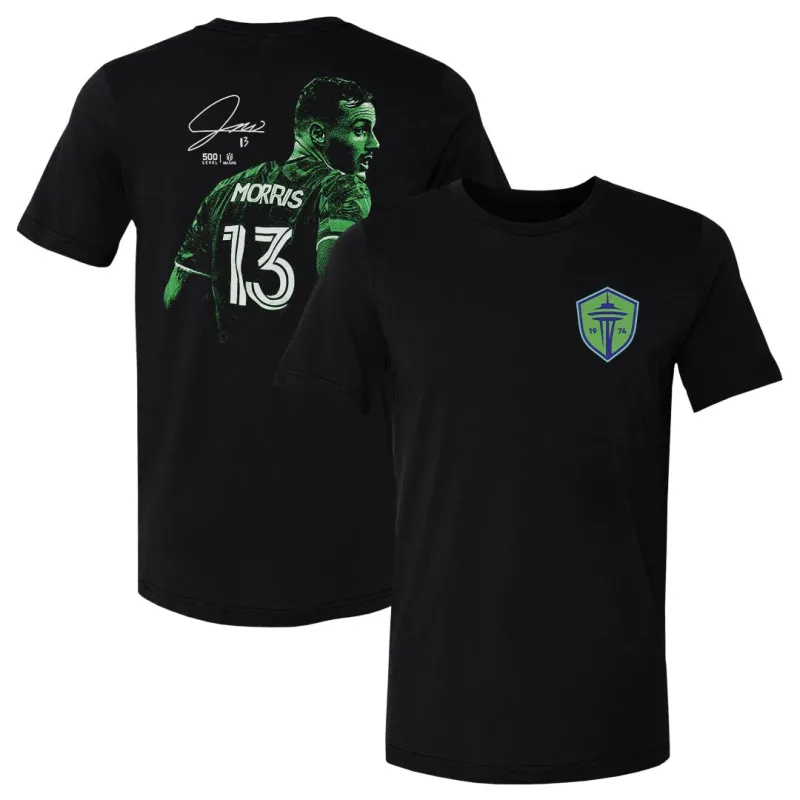 Jordan Morris Seattle Sounders Bitmap F&B WHT sold by 500 Level