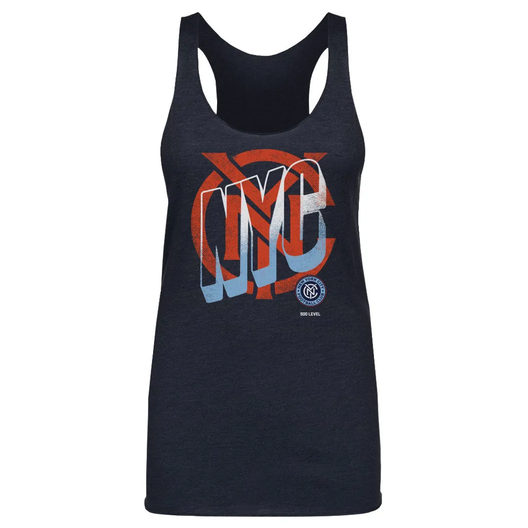 New York City FC Wave Bold WHT sold by 500 Level