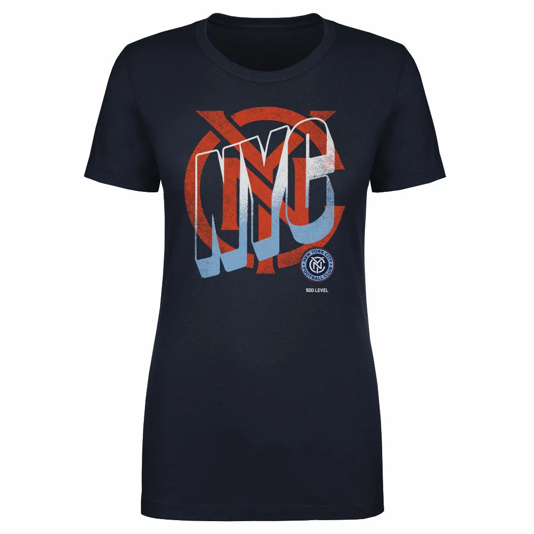 New York City FC Wave Bold WHT sold by 500 Level