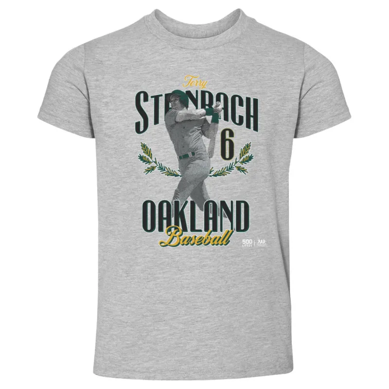 Terry Steinbach Oakland Name Number WHT sold by 500 Level