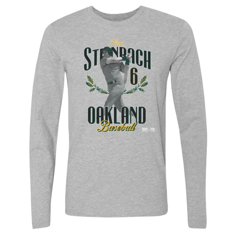 Terry Steinbach Oakland Name Number WHT sold by 500 Level