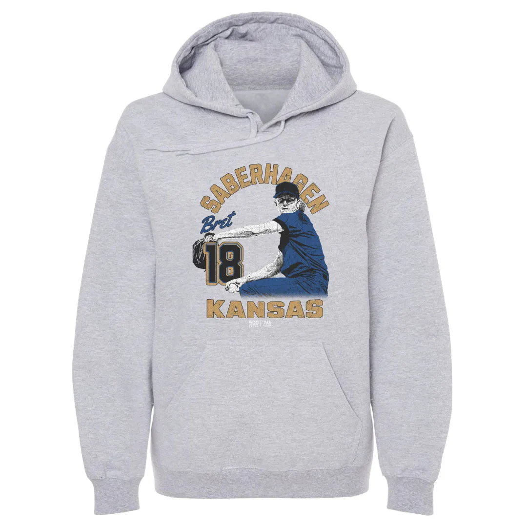 Bret Saberhagen Kansas City Player Name WHT sold by 500 Level