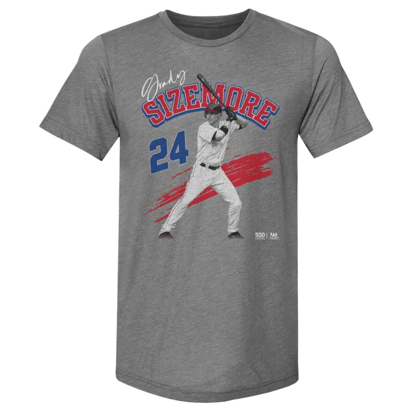 Grady Sizemore Cleveland Player Name WHT sold by 500 Level