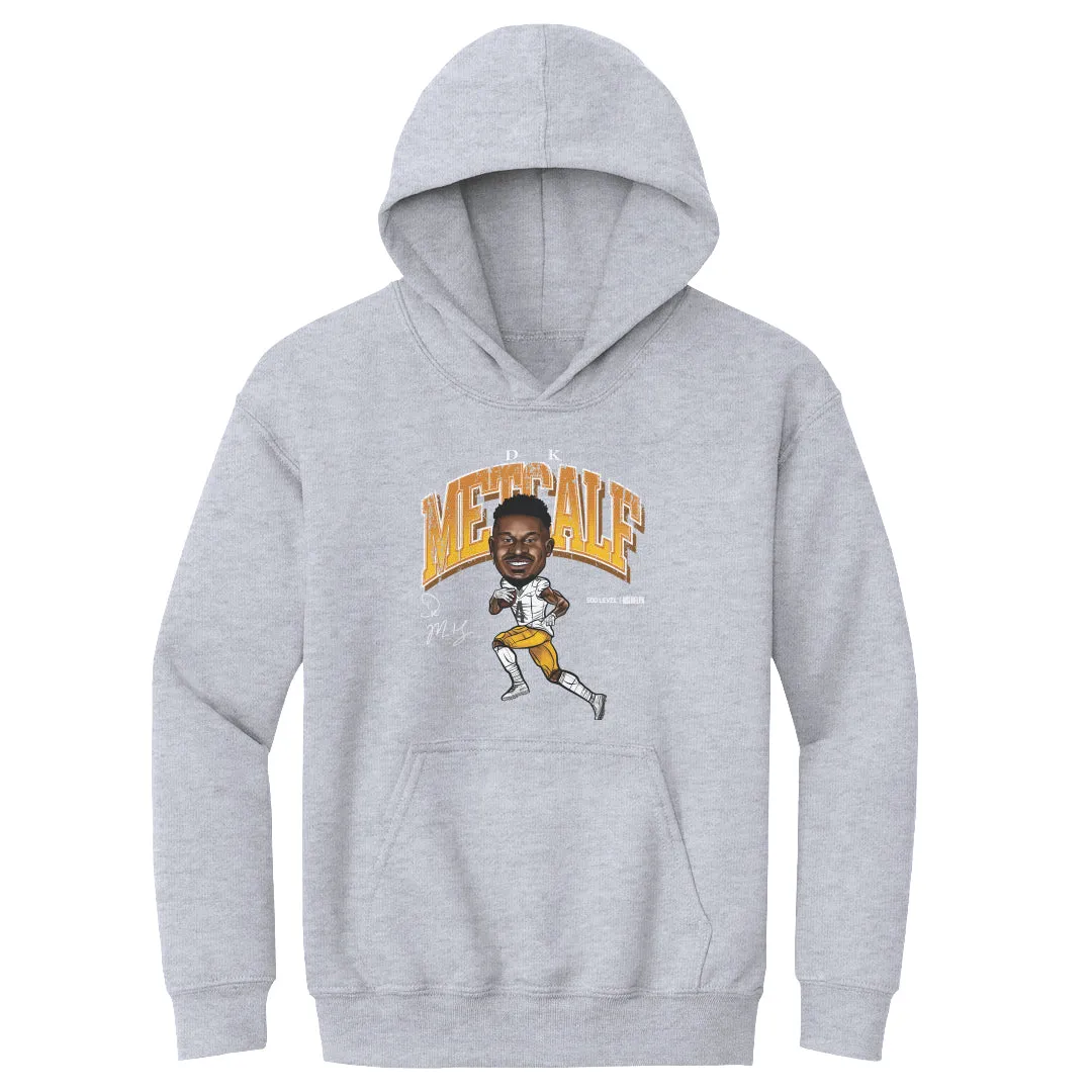 DK Metcalf Pittsburgh Cartoon WHT sold by 500 Level