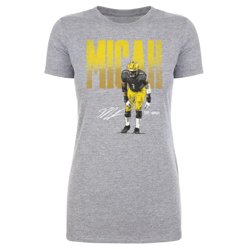 Micah Parsons Green Bay Bold WHT sold by 500 Level