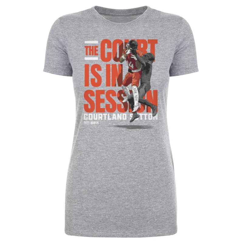 Courtland Sutton Denver In Session WHT sold by 500 Level