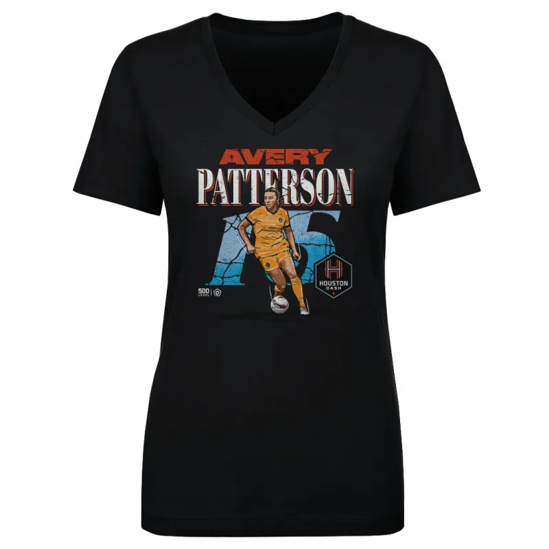 Avery Patterson Houston Dash Cracked Number WHT sold by 500 Level