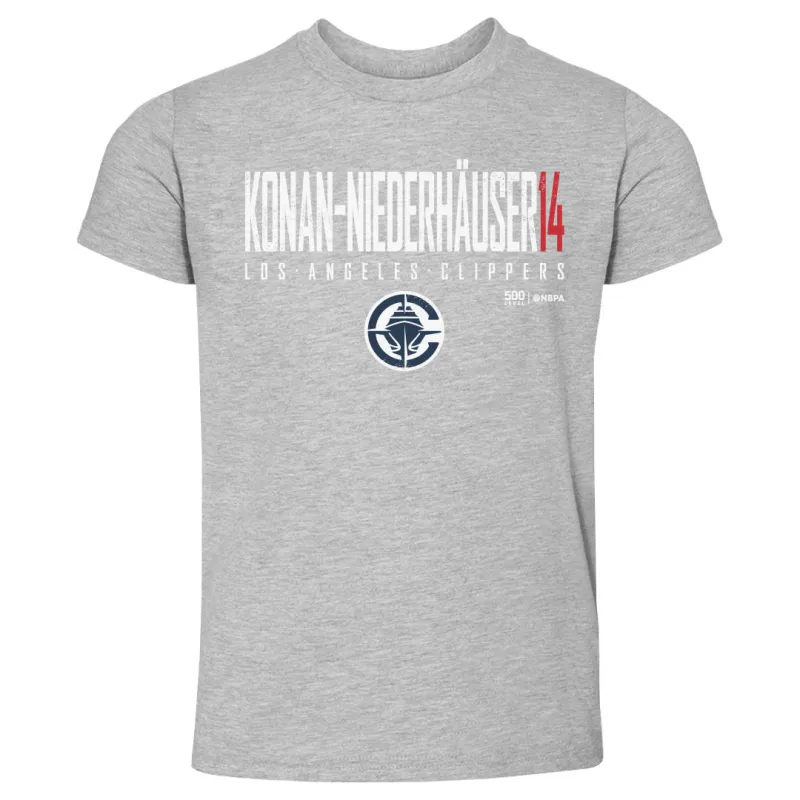 Yanic Konan Niederhauser Los Angeles Clippers Elite WHT made by 500 Level