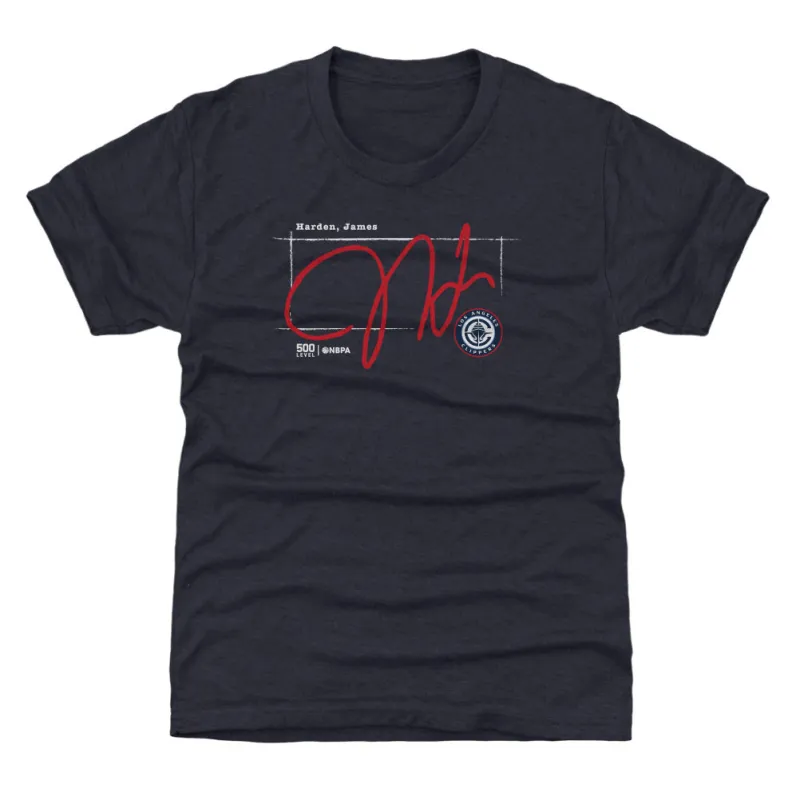 James Harden Los Angeles Clippers Signature WHT sold by 500 Level