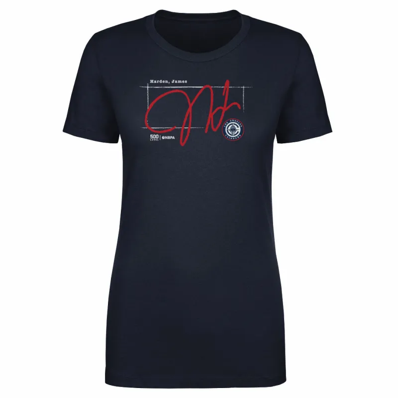James Harden Los Angeles Clippers Signature WHT sold by 500 Level