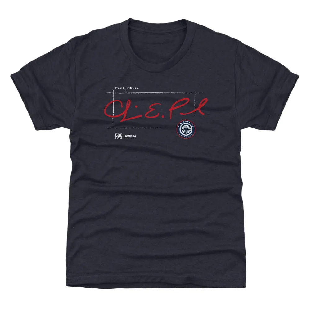 Chris Paul Los Angeles Clippers Signature WHT sold by 500 Level