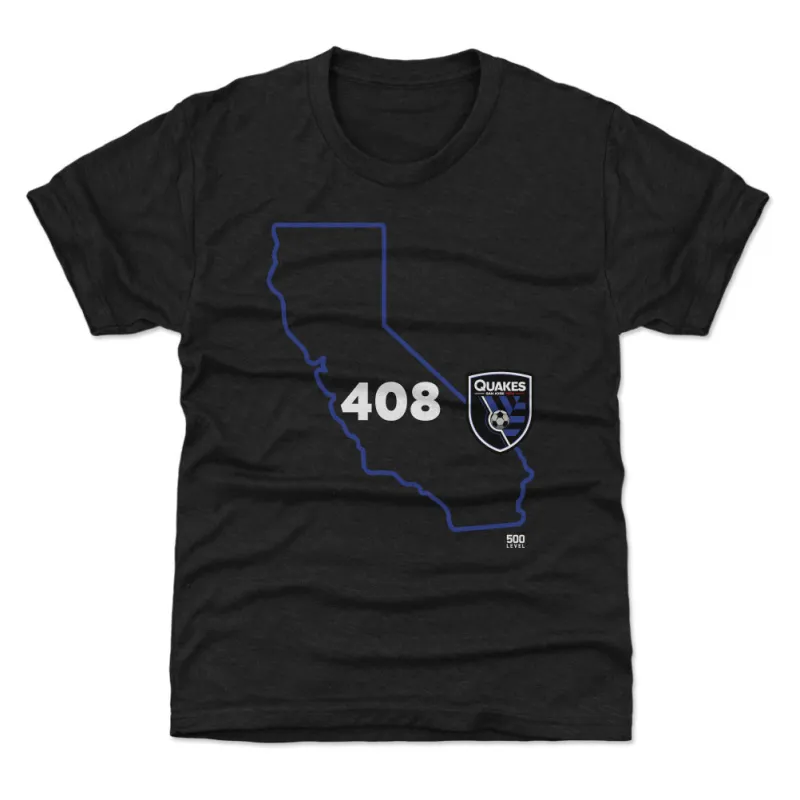 San Jose Earthquakes 408 Area Code State WHT sold by 500 Level