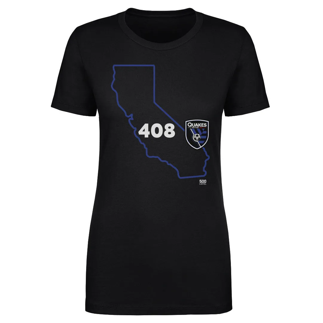 San Jose Earthquakes 408 Area Code State WHT sold by 500 Level