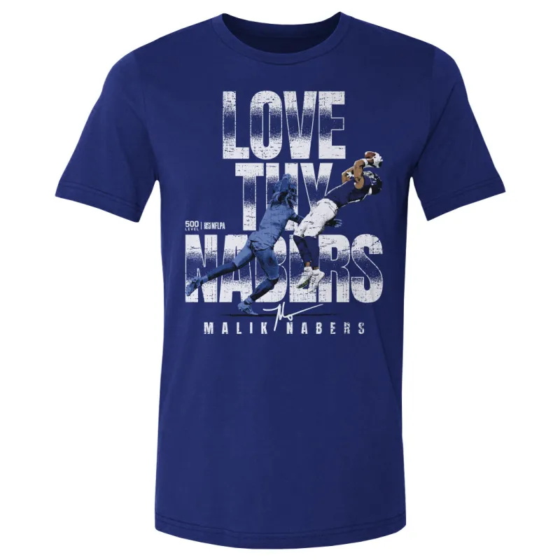 Malik Nabers New York G Love Thy Nabers WHT sold by 500 Level