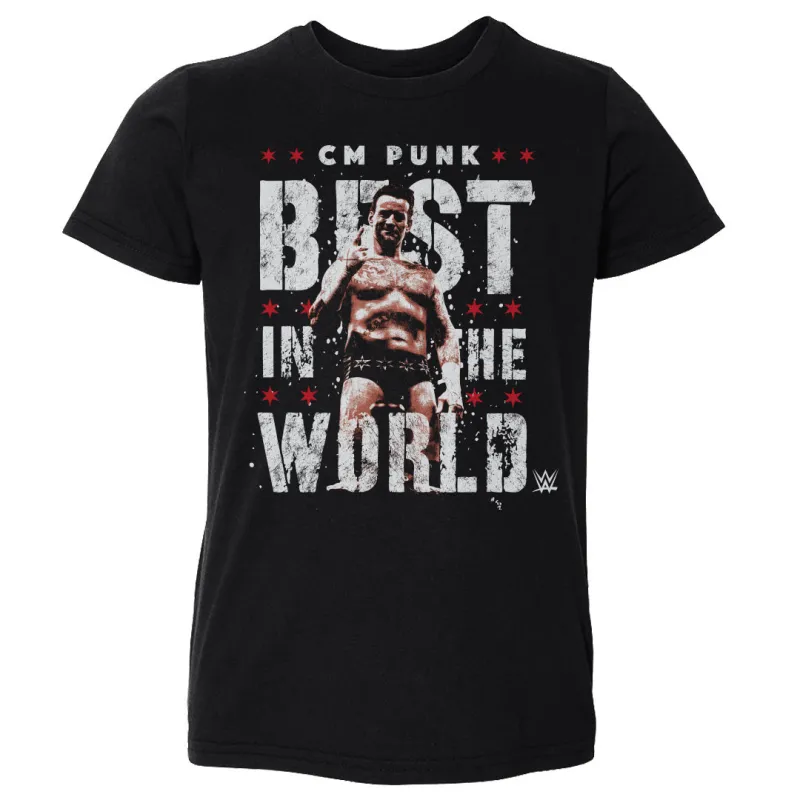 CM Punk Best In The World Vector WHT sold by 500 Level