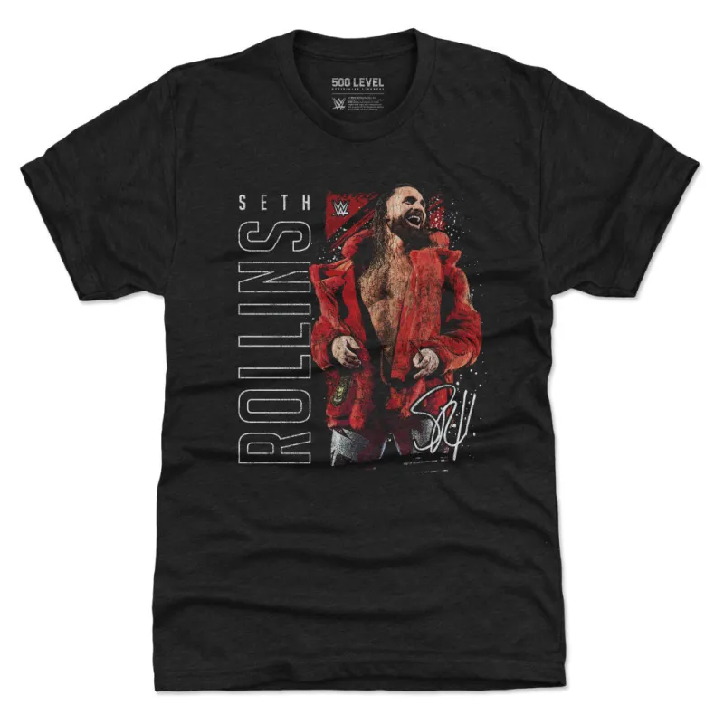 Seth Rollins Gritty WHT sold by 500 Level