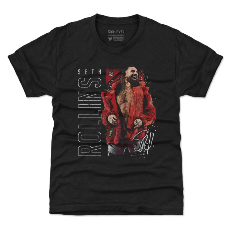 Seth Rollins Gritty WHT sold by 500 Level