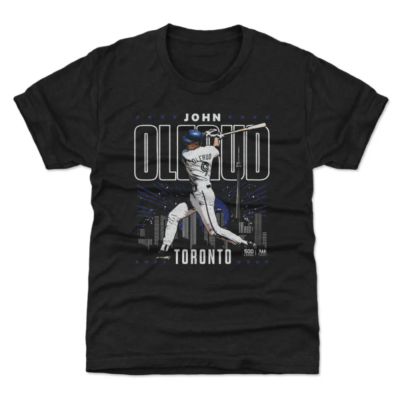 John Olerud Toronto Gritty WHT sold by 500 Level