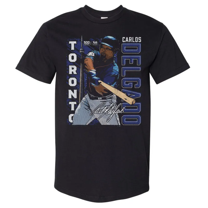 Carlos Delgado Toronto Gritty WHT sold by 500 Level
