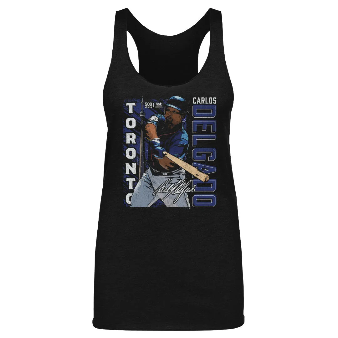 Carlos Delgado Toronto Gritty WHT sold by 500 Level