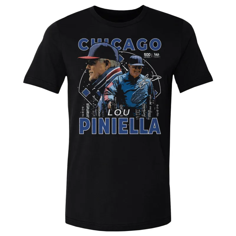 Lou Piniella Chicago C Gritty WHT sold by 500 Level