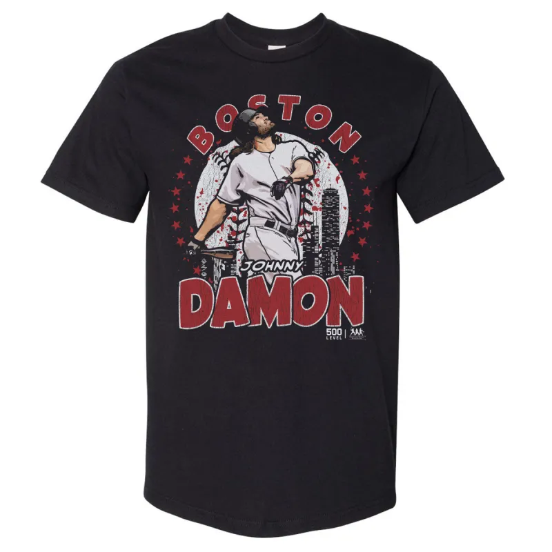 Johnny Damon Boston Gritty WHT sold by 500 Level
