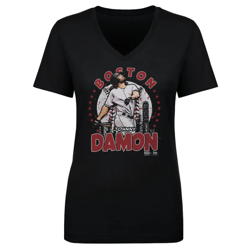 Johnny Damon Boston Gritty WHT sold by 500 Level