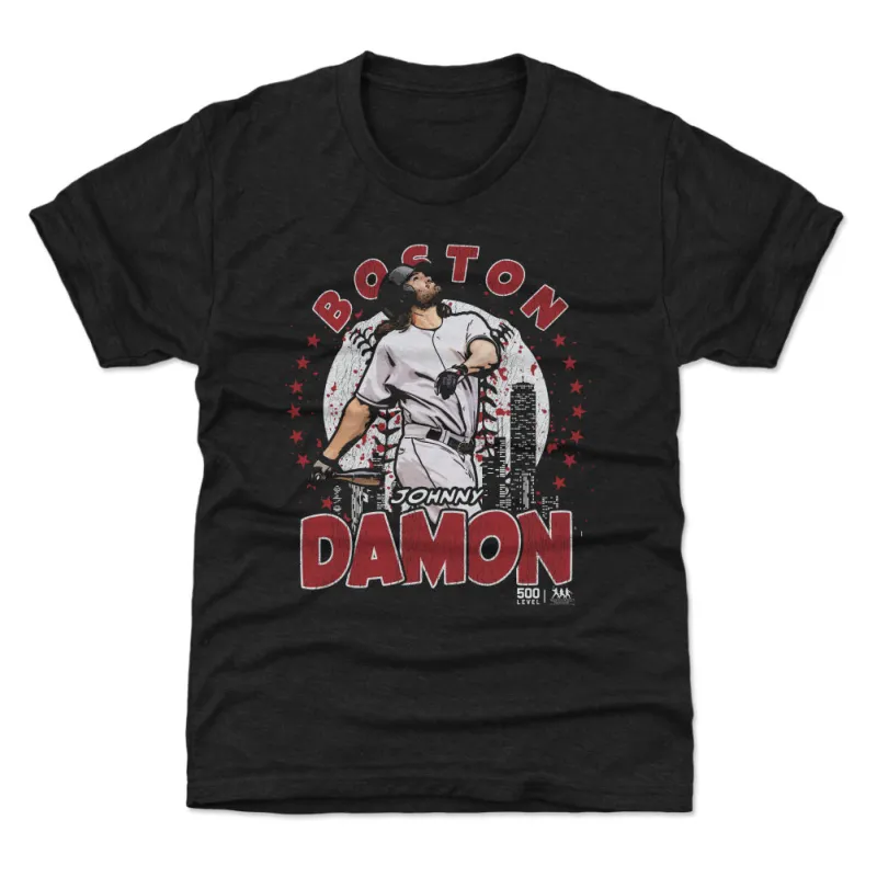 Johnny Damon Boston Gritty WHT sold by 500 Level